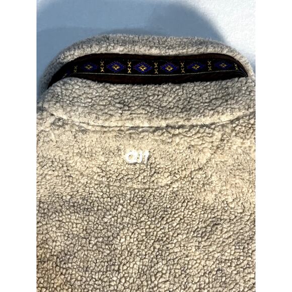 ALF by Kuhl Vintage Vest Womens Fleece Axtec Trim Full Zip Size Medium - Picture 9 of 10